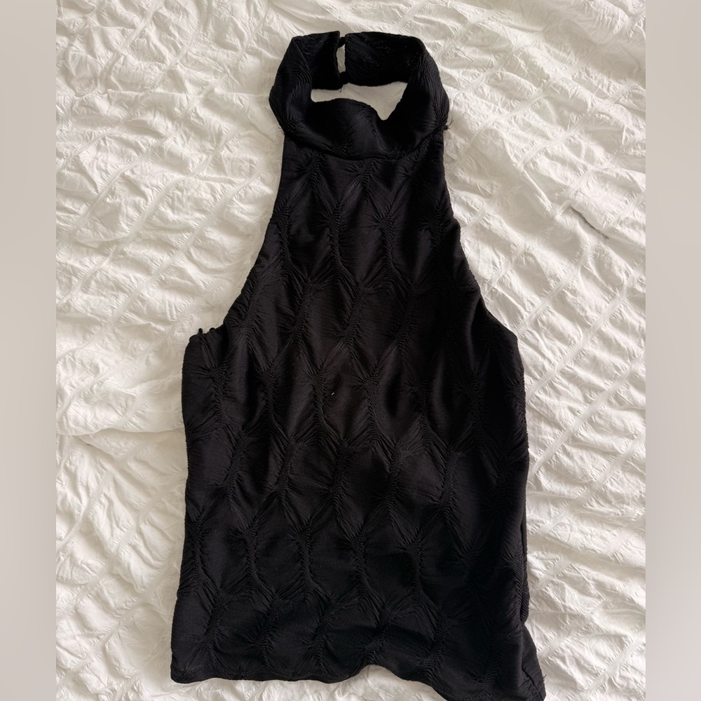 Urban Outfitters Silence + Noise Black Turtle Neck Tank Top